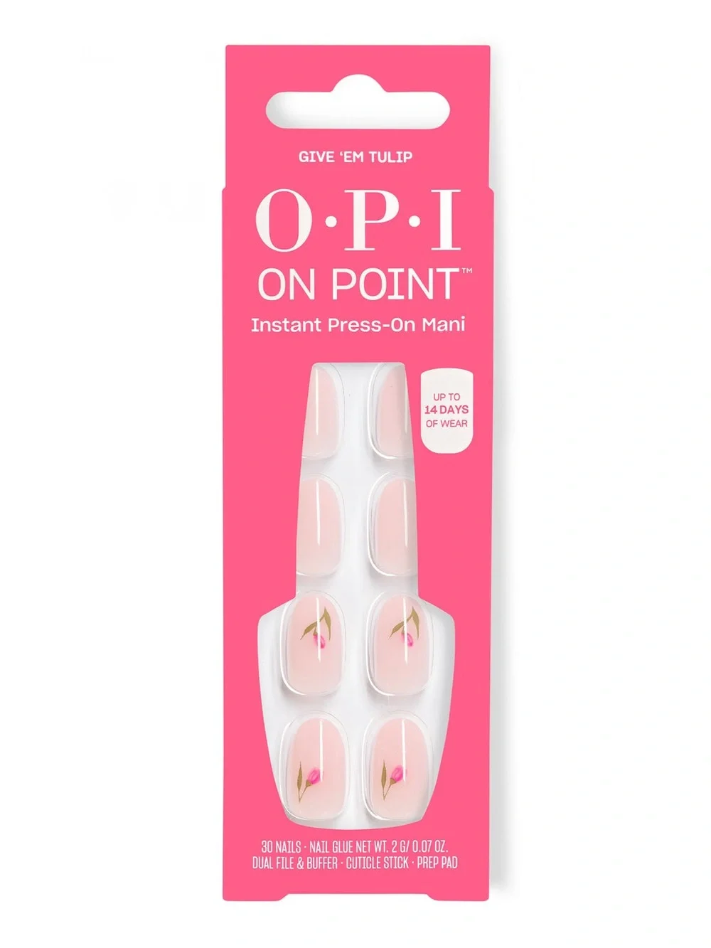 New OPI “Give ‘Em Tulip” On Point Instant Press-On Mani Nail Kit